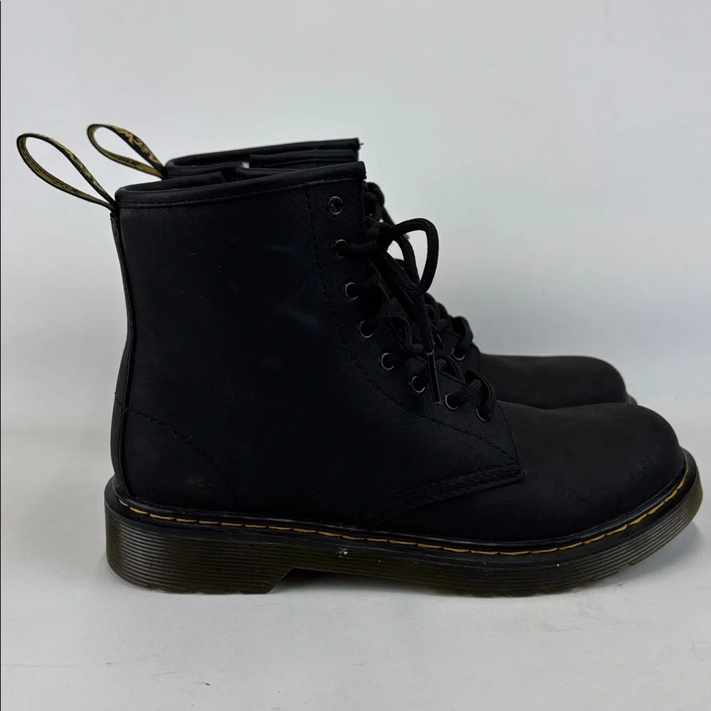 DR MARTENS Junior 1460 Serena Faux Fur Lined Leather Boots Size US 4